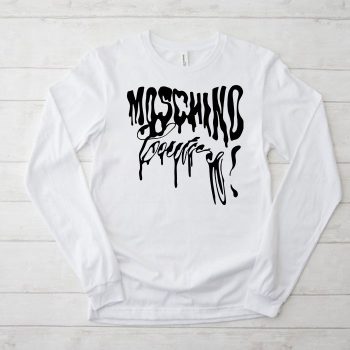 Moschino Couture Graffiti Kid Tee Unisex Longsleeve Shirt LTB0893