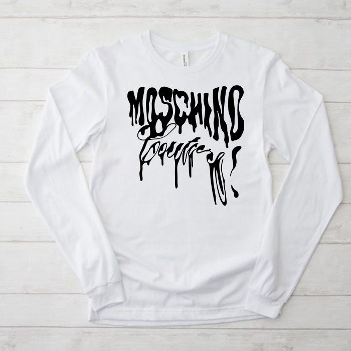 Moschino-Couture-Graffiti-Kid-Tee-Unisex-Longsleeve-Shirt-LTB0893 Moschino Couture Graffiti Kid Tee Unisex Longsleeve Shirt LTB0893