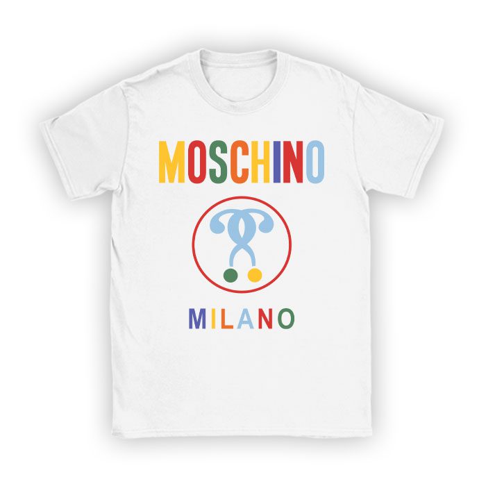 Moschino-Double-Question-Mark-Logo-Kid-Tee-Unisex-T-Shirt-TTB1928-1