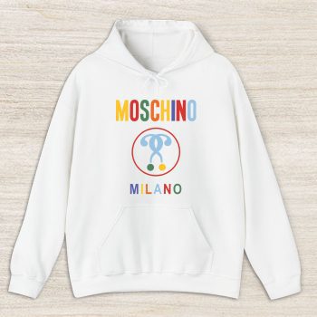 Moschino Double Question Mark Logo Unisex Pullover Hoodie HTB1156