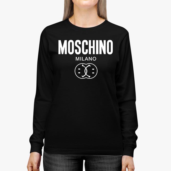 Moschino-Double-Smile-Logo-Kid-Tee-Unisex-Longsleeve-Shirt-LTB0889-3