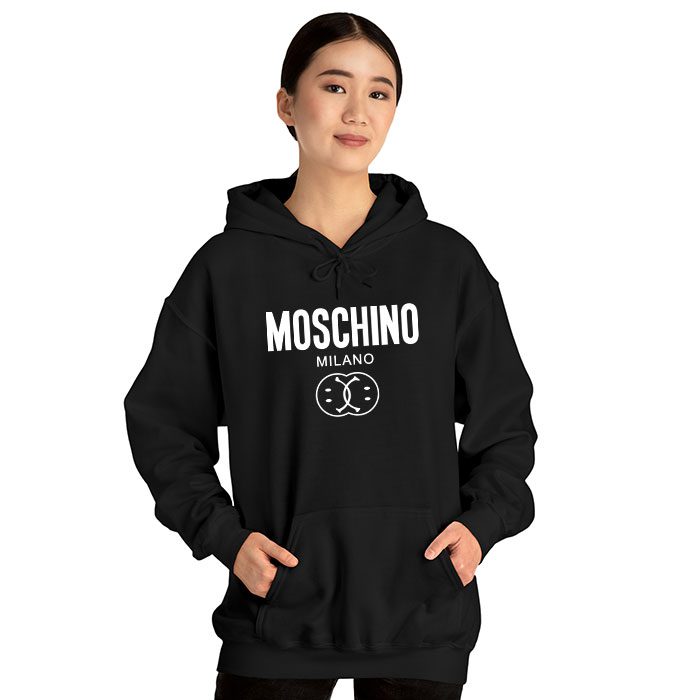 Moschino-Double-Smile-Logo-Unisex-Pullover-Hoodie-HTB1143-1