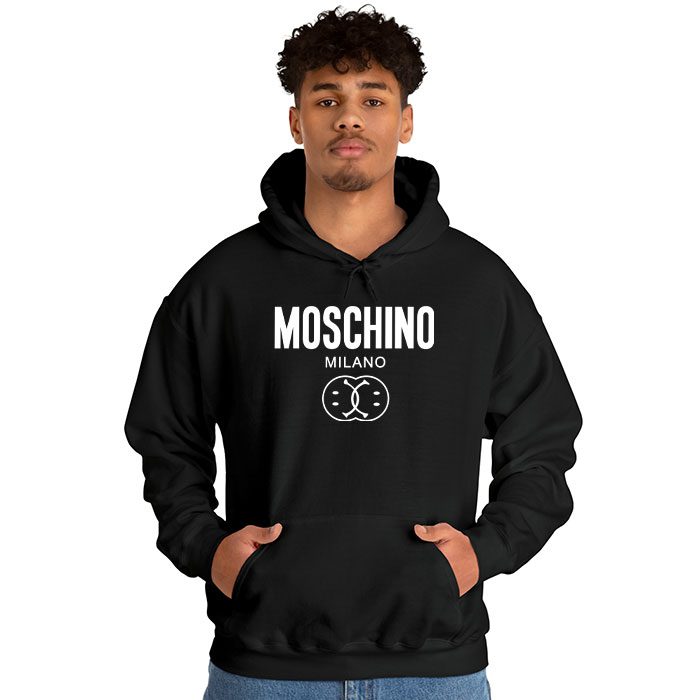 Moschino-Double-Smile-Logo-Unisex-Pullover-Hoodie-HTB1143-3