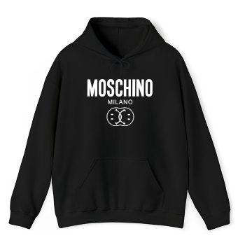 Moschino Double Smile Logo Unisex Pullover Hoodie HTB1143