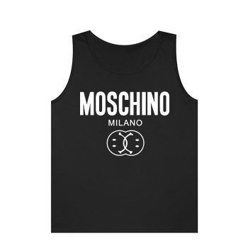 Moschino Double Smile Logo Unisex Tank Top TTTB1030