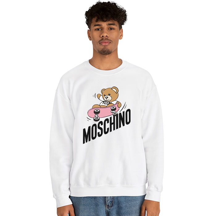 Moschino-Skater-Teddy-Bear-Crewneck-Sweatshirt-CSTB0918-2