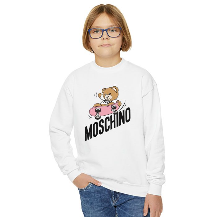 Moschino-Skater-Teddy-Bear-Crewneck-Sweatshirt-CSTB0918-3