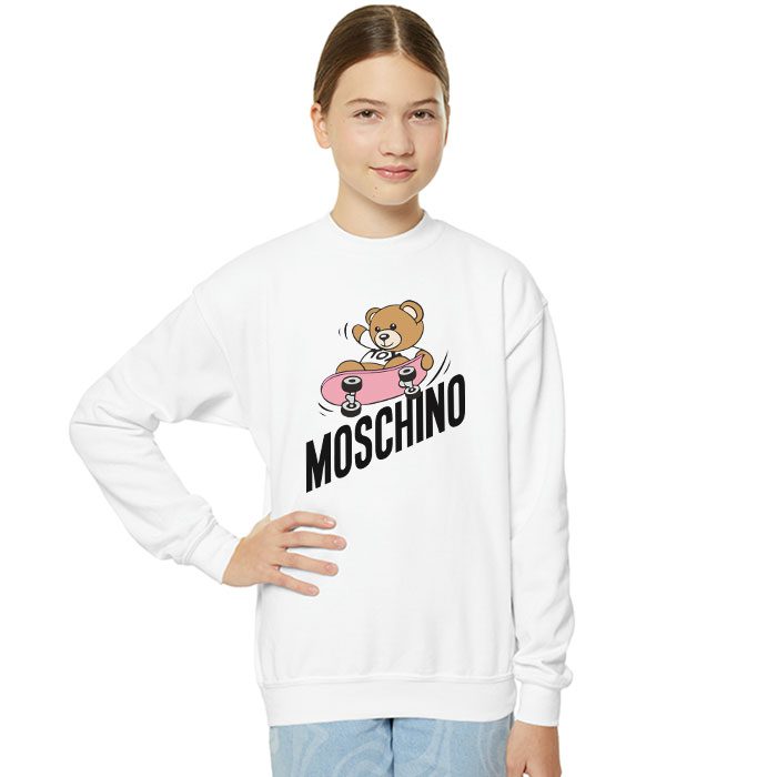 Moschino-Skater-Teddy-Bear-Crewneck-Sweatshirt-CSTB0918-4
