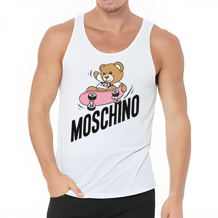Moschino-Skater-Teddy-Bear-Unisex-Tank-TopTTTB1040-1