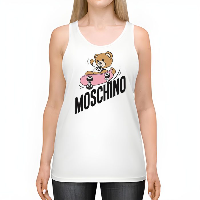 Moschino-Skater-Teddy-Bear-Unisex-Tank-TopTTTB1040-3
