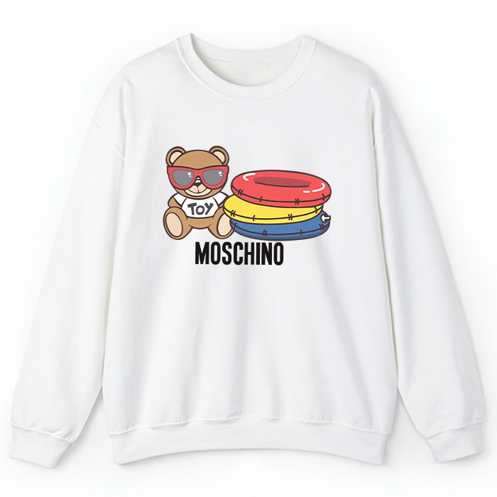 Moschino-Sunglasses-Teddy-Bear-Crewneck-Sweatshirt-CSTB0916 Moschino Sunglasses Teddy Bear Crewneck Sweatshirt CSTB0916