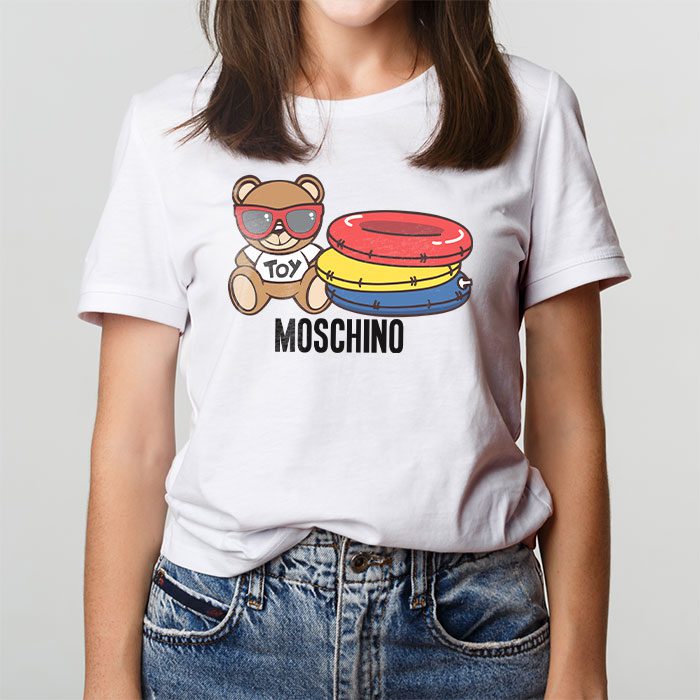 Moschino-Sunglasses-Teddy-Bear-Kid-Tee-Unisex-T-Shirt-TTB1923-1