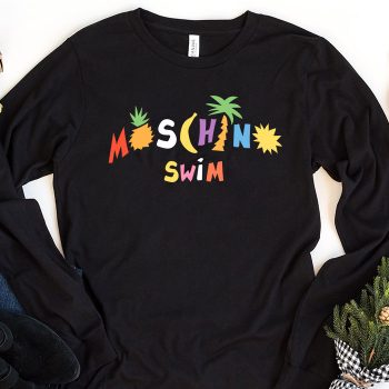 Moschino Swim Fruits Kid Tee Unisex Longsleeve Shirt LTB0903