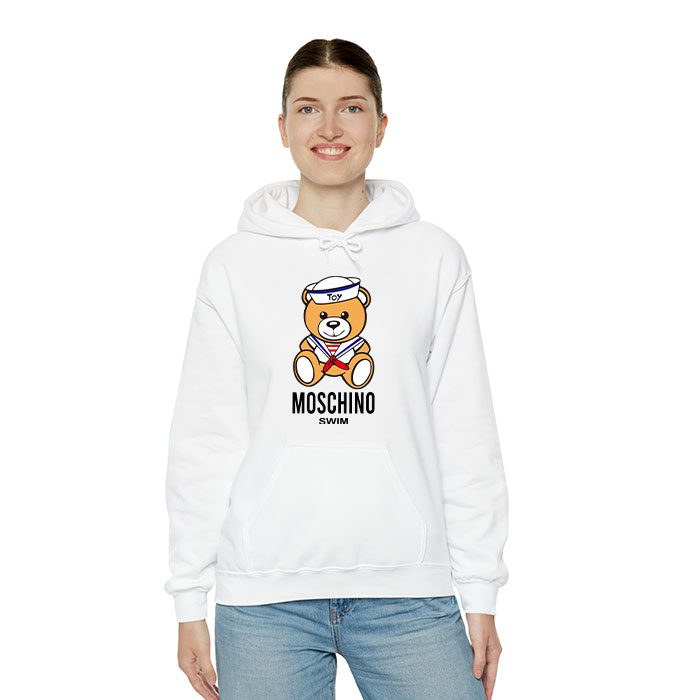 Moschino-Swim-Teddy-Bear-Unisex-Pullover-Hoodie-HTB1148-3