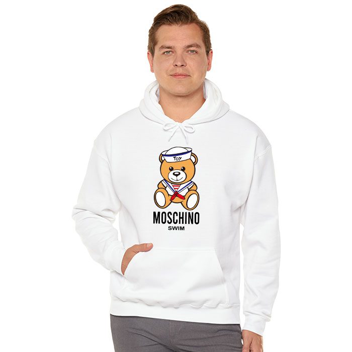 Moschino-Swim-Teddy-Bear-Unisex-Pullover-Hoodie-HTB1148-4