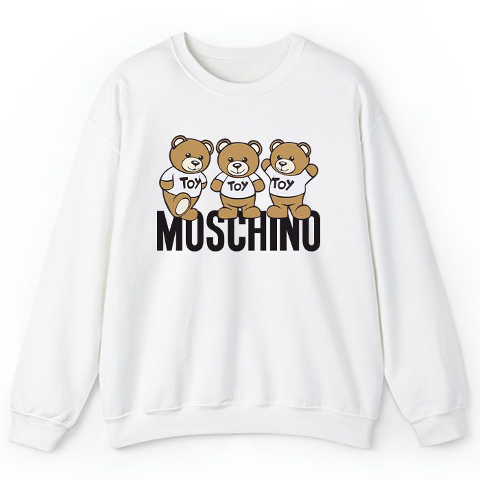Moschino-Teddy-Bear-Crewneck-Sweatshirt-CSTB0917 Moschino Teddy Bear Crewneck Sweatshirt CSTB0917
