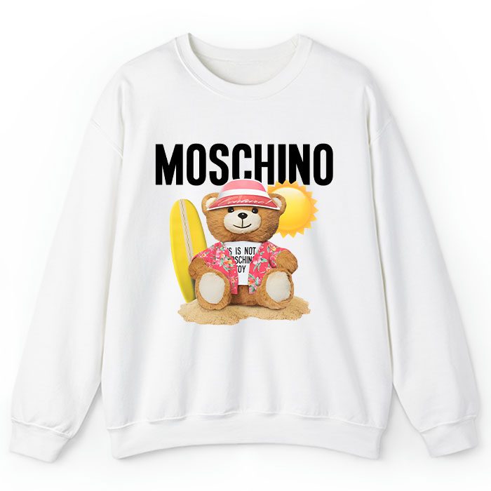 Moschino-Teddy-Bear-Crewneck-Sweatshirt-CSTB0919 Moschino Teddy Bear Crewneck Sweatshirt CSTB0919