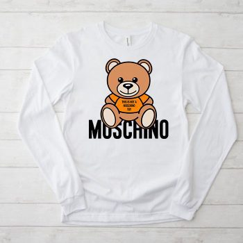 Moschino Teddy Bear Kid Tee Unisex Longsleeve Shirt LTB0896