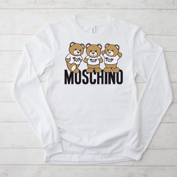 Moschino Teddy Bear Kid Tee Unisex Longsleeve Shirt LTB0898