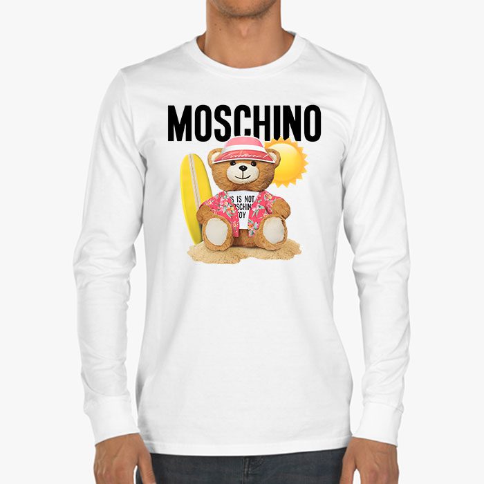 Moschino-Teddy-Bear-Kid-Tee-Unisex-Longsleeve-Shirt-LTB0900-3