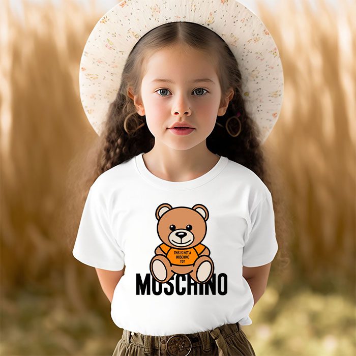 Moschino-Teddy-Bear-Kid-Tee-Unisex-T-Shirt-TTB1922-4
