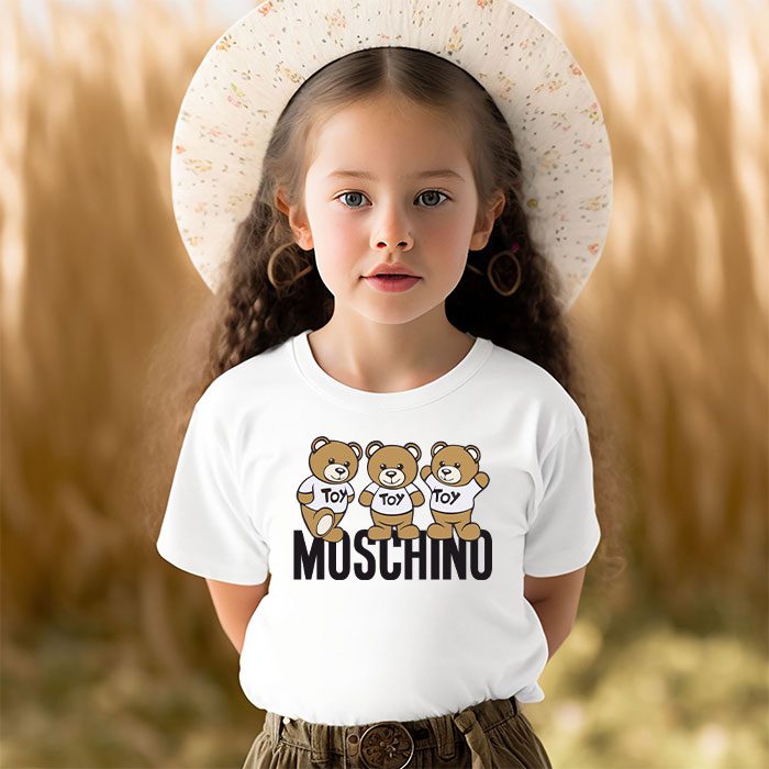 Moschino-Teddy-Bear-Kid-Tee-Unisex-T-Shirt-TTB1924-3