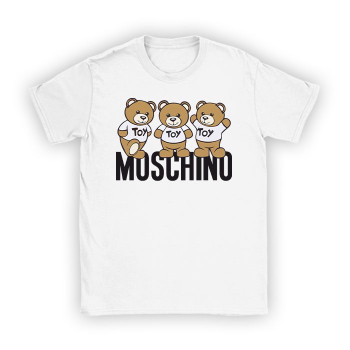 Moschino-Teddy-Bear-Kid-Tee-Unisex-T-Shirt-TTB1924 Moschino Teddy Bear Kid Tee Unisex T-Shirt TTB1924