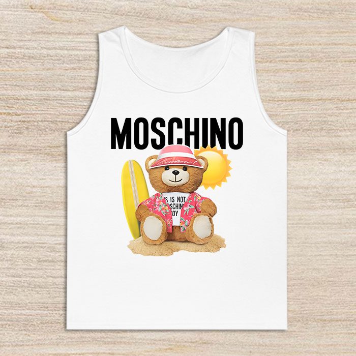 Moschino-Teddy-Bear-Unisex-Tank-TopTTTB1041 Moschino Teddy Bear Unisex Tank TopTTTB1041
