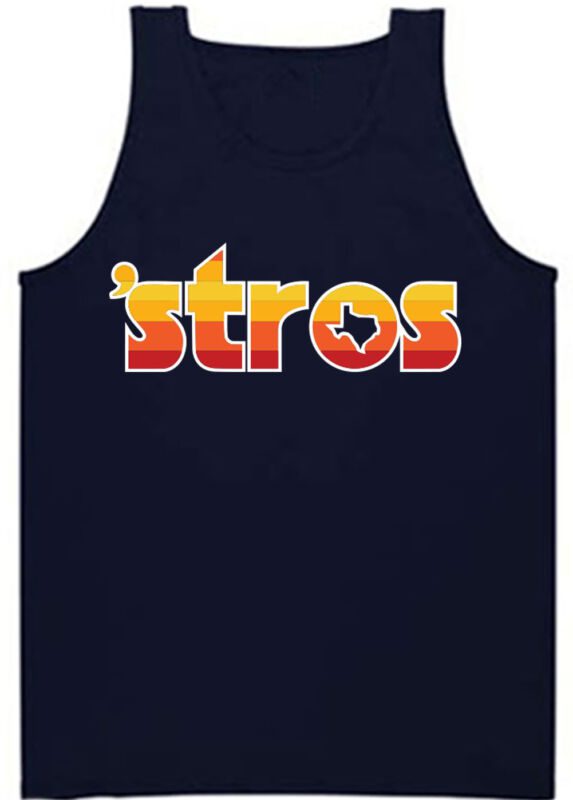 Navy-Houston-Astros-Jose-Altuve-George-Springer-Stros-Unisex-Tank-Top Navy Houston Astros Jose Altuve George Springer "Stros" Unisex Tank Top