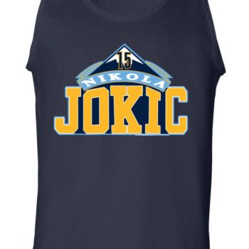Navy Nikola Jokic Denver Nuggets "Logo" Unisex Tank Top