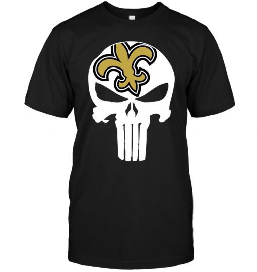 New-Orleans-Saints-Punisher-Unisex-T-Shirt-Kid-T-Shirt-LTS4578 New Orleans Saints Punisher Unisex T-Shirt Kid T-Shirt LTS4578