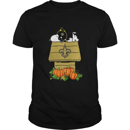 New-Orleans-Saints-Snoopy-Pumpkin-House-Unisex-T-Shirt-Kid-T-Shirt-LTS4580 New Orleans Saints Snoopy Pumpkin House Unisex T-Shirt Kid T-Shirt LTS4580