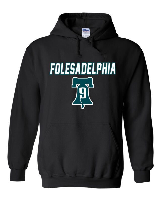 Nick-Foles-Philadelphia-Eagles-Philly-Bell-Folesadelphia-Unisex-Hoodie-Hooded-Sweatshirt Nick Foles Philadelphia Eagles "Philly Bell Folesadelphia" Unisex Hoodie Hooded Sweatshirt