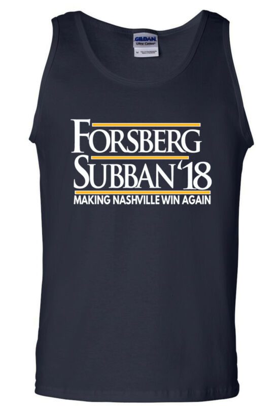 P.K.-Subban-Filip-Forsberg-Nashville-Predators-18-Unisex-Tank-Top P.K. Subban Filip Forsberg Nashville Predators "18" Unisex Tank Top