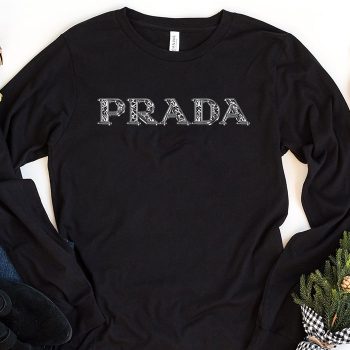 Prada Diamond Logo Luxury Kid Tee Unisex Longsleeve Shirt LTB0598