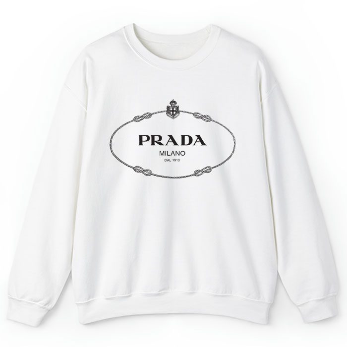 Prada-Logo-Luxury-Crewneck-Sweatshirt-CSTB0648 Prada Logo Luxury Crewneck Sweatshirt CSTB0648
