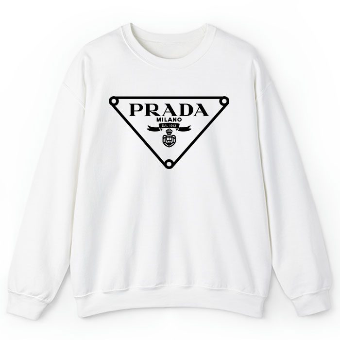 Prada-Logo-Luxury-Crewneck-Sweatshirt-CSTB0652 Prada Logo Luxury Crewneck Sweatshirt CSTB0652