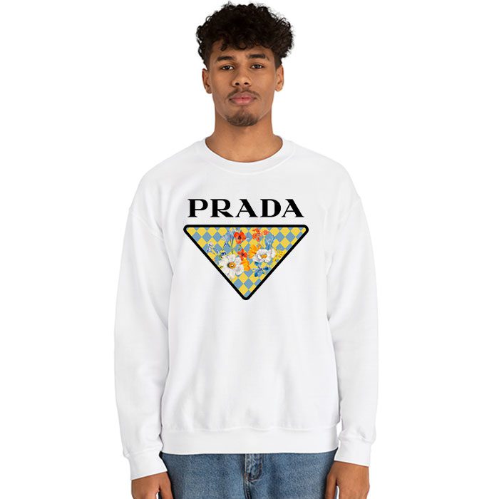 Prada-Logo-Luxury-Flower-Crewneck-Sweatshirt-CSTB0653-2