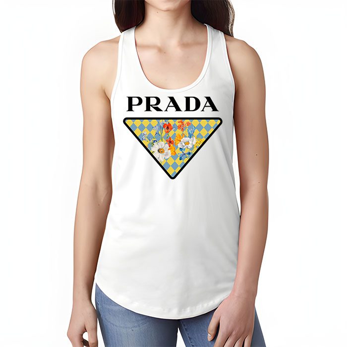 Prada-Logo-Luxury-Flower-Unisex-Tank-Top-TTTB589-2