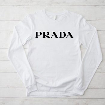 Prada Logo Luxury Kid Tee Unisex Longsleeve Shirt LTB0585