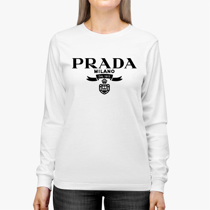 Prada-Logo-Luxury-Kid-Tee-Unisex-Longsleeve-Shirt-LTB0586-2