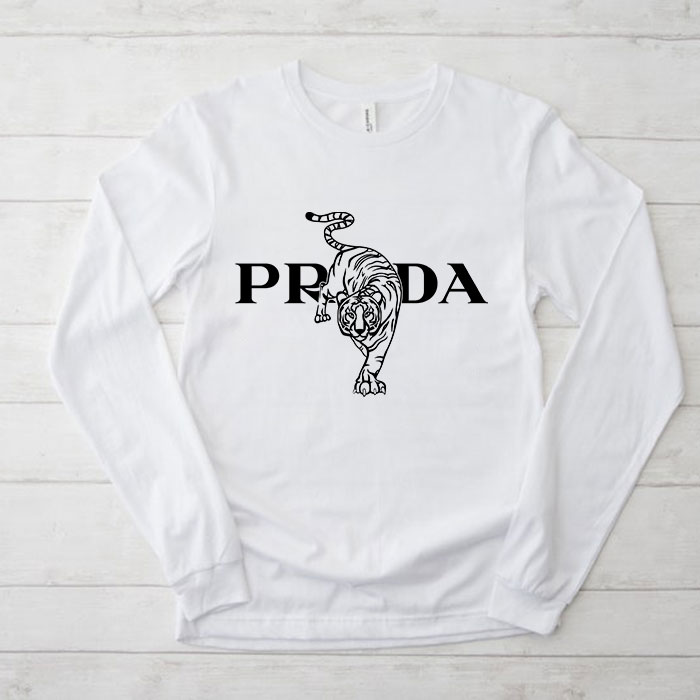 Prada-Logo-Luxury-Kid-Tee-Unisex-Longsleeve-Shirt-LTB0587 Prada Logo Luxury Kid Tee Unisex Longsleeve Shirt LTB0587