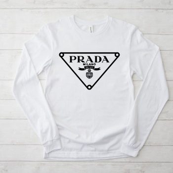 Prada Logo Luxury Kid Tee Unisex Longsleeve Shirt LTB0588