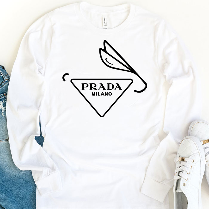 Prada-Logo-Luxury-Kid-Tee-Unisex-Longsleeve-Shirt-LTB0590-1