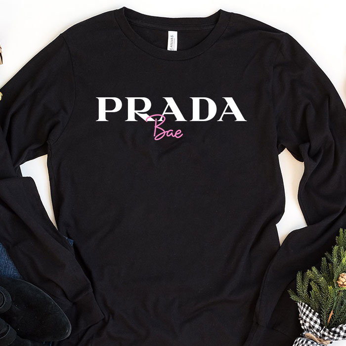 Prada-Logo-Luxury-Kid-Tee-Unisex-Longsleeve-Shirt-LTB0594 Prada Logo Luxury Kid Tee Unisex Longsleeve Shirt LTB0594