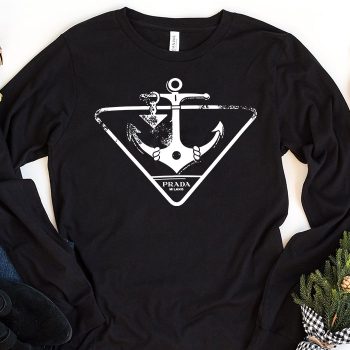 Prada Logo Luxury Kid Tee Unisex Longsleeve Shirt LTB0595