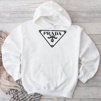 Prada Logo Luxury Unisex Pullover Hoodie HTB0842