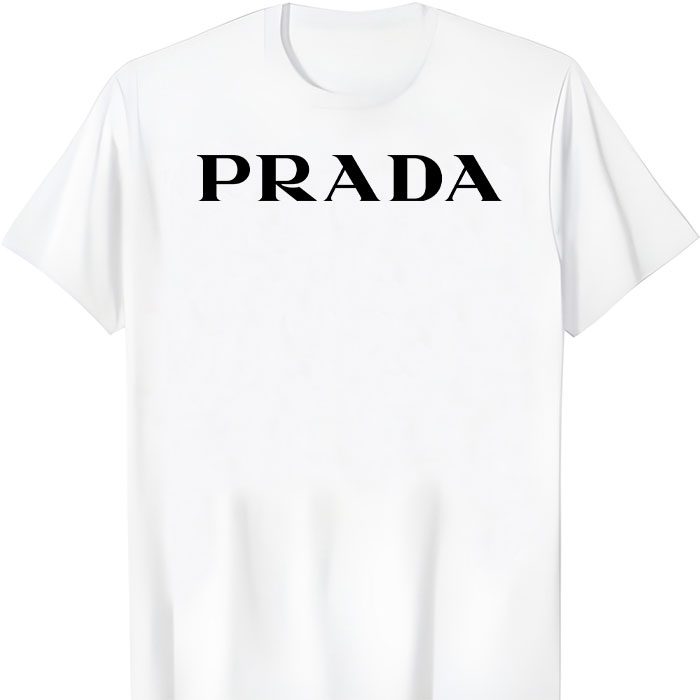 Prada-Logo-Luxury-Unisex-T-Shirt-TTB1479 Prada Logo Luxury Unisex T-Shirt TTB1611