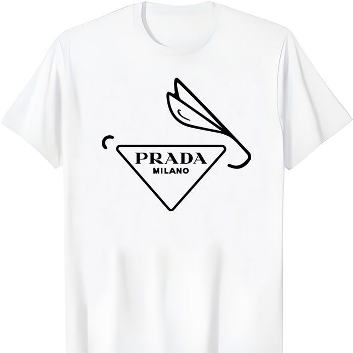 Prada-Logo-Luxury-Unisex-T-Shirt-TTB1484 Prada Logo Luxury Unisex T-Shirt TTB1616