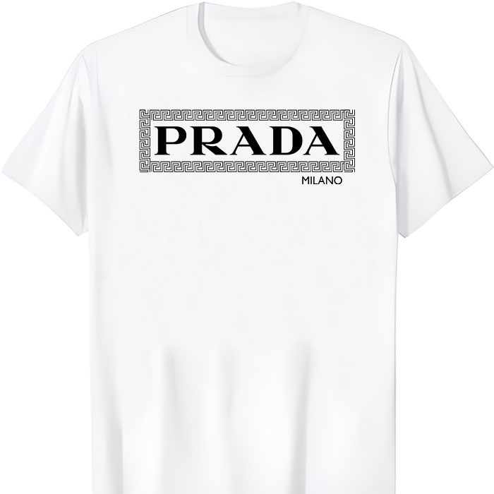 Prada-Logo-Luxury-Unisex-T-Shirt-TTB1490 Prada Logo Luxury Unisex T-Shirt TTB1622